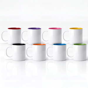 Taza de Plástico para Sublimación de 11 oz con Interior de Color, 8 Colores, Suministro al por Mayor, Taza de Café Personalizada para Regalos Empresariales - Product Image 4