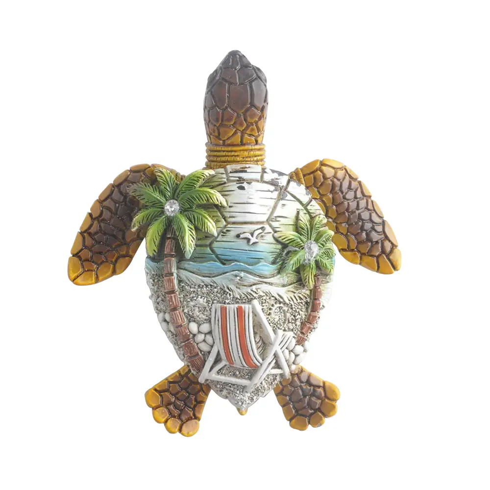 New arrive 2020 hot sell resin sea turtle european ocean island tourist souvenir gift for home and kitchen decor