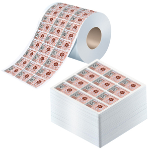 Hình chữ nhật Scratch Off Stickers tùy chỉnh in ấn chống hàng giả nhãn với logo riêng của bạn cho mỹ phẩm Sản phẩm - Product Image 6