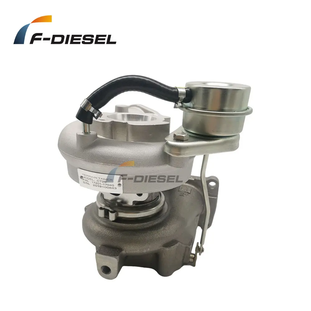 F-diesel Turbocharger 17201-17040 1720117040 Turbo CT26 mesin 1HD-FTE untuk Toyota LandCruiser 4.2L