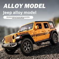 Modelo de Coche Todoterreno a Escala 1:22, de Alta Calidad, con Puertas que se Abren, Amortiguadores, Ventanas, Divertido Regalo para Niños
