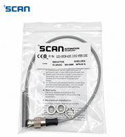 Capteur de proximité NPN 3mm normalement ouvert 10-30V DC M8 500Hz IP67 longue portée blindé 100 ° Capteur de proximité inductif recouvert de PTFE