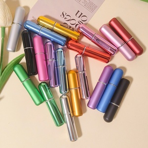 Flacon de recharge de parfum en aluminium de 5 ml avec revêtement en plastique PP, pulvérisateur auto-amorçant, format voyage, <span class=keywords><strong>vide</strong></span>, transparent, pour fixateur de maquillage - Product Image 3