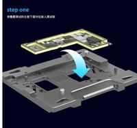 Support de diagnostic pour carte mère MiJing C20 pour réparation d'appareils photo et d'écouteurs iPhone 12/12 Pro/12 Mini/12 Pro Max en chrome-molybdène