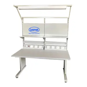 Leenol ESD Electrical Workbench Antistat Work bench ajustável altura bancada anti-estática