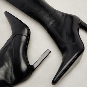 Botas de Tacón Alto Elásticas por Encima de la Rodilla, Botas Ajustadas con Punta Cuadrada, Novedad de Otoño e Invierno - Product Image 5