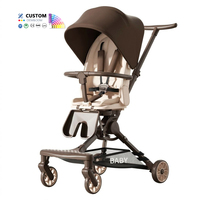 Poussette parapluie pliable pour bébé avec amortissement, maille respirante et double frein - Fournisseur Dropshipping