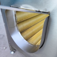 Machine à laver les pommes de terre à rouleaux brossés automatiques, équipement de nettoyage des légumes-racines, machines de transformation alimentaire