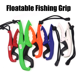 Pince à poisson flottante en ABS de 6,3 pouces/9,8 pouces, portable, antidérapante, support de contrôle de la pêche, pince à pêche, équipement de pêche courant, rouge, jaune, vert - Product Image 2