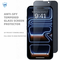 Protection des yeux, anti-espionnage, confidentialité, verre trempé 9H, film protecteur d'écran 2.5D, filtre pour iPhone 11 12 13 14 15 16 17 Pro Max Plus