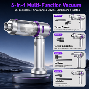 USB Rechargeable Brushless Car <b>Vacuum</b> Cleaner 20KPa Powerful Suction <b>Portable</b> Handheld <b>Vacuum</b> OEM Factory Supplier - Product Image 2
