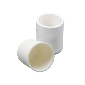 Corrosion Resistance Yttria stabilized ZrO2 zirconium oxide ceramic crucible cup/grinding jar for LECO carbon sulfur analyzer