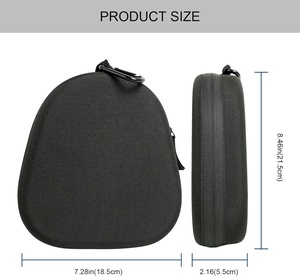 Estuche de viaje para auriculares EVA personalizado para Skullcandy/JBLs/<span class=keywords><strong>Bose</strong></span>/Sony, estuches con cremallera, bolsa de almacenamiento, solo estuche - Product Image 4