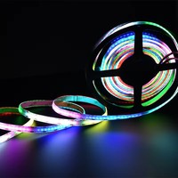 Bande LED COB Magique RGB avec certificat CE ROHS, 5V, pleine couleur, intelligente, adressable, 5M, PCB, lumières LED de rêve