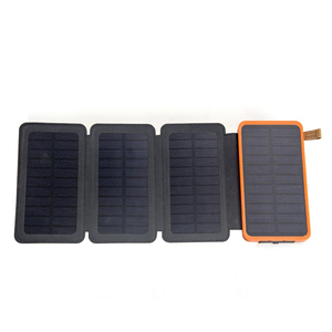 Batterie Externe <span class=keywords><strong>Solaire</strong></span> Pliable Haute Capacité 4 Sections pour Téléphone et Accessoires Mobiles, Chargement Panneaux Solaires 30000mAh 20000mAh 10000mAh - Product Image 4