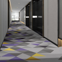 Tapis imprimé de luxe pour couloir, résistant aux taches, antistatique, tufté, tissé, pour hôtel, couloir, salle de banquet