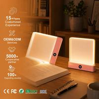 Nouvelle lampe de lecture LED plate 2026, rechargeable, pour livre, dortoir, chambre, portable, USB, lumière d'ambiance pour étudiant