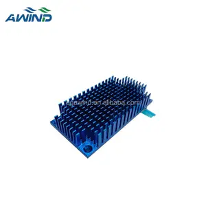 Industria electrónica disipador de calor extrusión de aluminio 100x50 disipador de calor mini disipador por electrónica para resistencia
