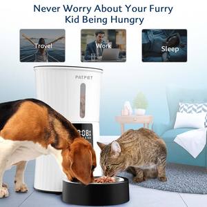 Pemberi makan otomatis hewan peliharaan pintar kucing dan anjing secara teratur terukur perangkat makanan Lintas Batas ledakan anti-kartu pemberi makan makanan - Product Image 5