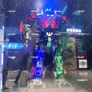 Escultura <span class=keywords><strong>de</strong></span> Robot Gigante <span class=keywords><strong>de</strong></span> Metal para Exteriores, Tamaño Personalizado, Transformers con Luz LED, Estatua <span class=keywords><strong>de</strong></span> Megatron <span class=keywords><strong>de</strong></span> Acero Inoxidable - Product Image 6