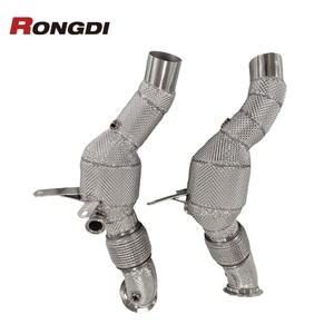 ท่อแคทดาวน์ไพพ์สำหรับรถเฟอร์รารี่ F8 สไปเดอร์/ทริบิวโต้ 3.9T V8 ระบบไอเสียแบบไหลสูงพร้อมแคท - Product Image 1