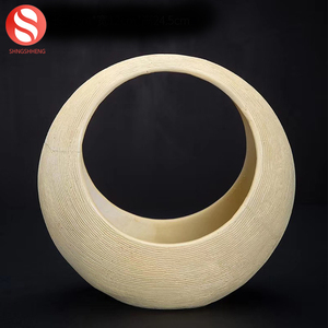 10 pulgadas colgar jardín <span class=keywords><strong>planta</strong></span> <span class=keywords><strong>Luna</strong></span> forma <span class=keywords><strong>de</strong></span> resina grande suculento pote <span class=keywords><strong>de</strong></span> <span class=keywords><strong>flor</strong></span> - Product Image 4