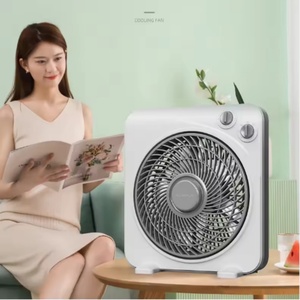 Ventilador Clásico Tipo Caja - Ventilador de Piso de 10 Pulgadas con 3 Ajustes de Velocidad para Ahorro de Energía - Product Image 4