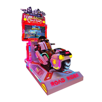 Simulateur de course automobile pour enfants Road Rider, borne d'arcade à monnayeur pour centre commercial