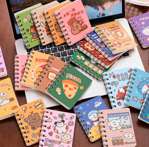 Carnet de notes scolaire pour enfants, joli carnet à spirale avec motif animal mignon pour étudiants - Product Image 1