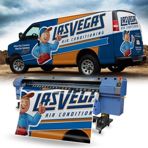 Impresora de inyección de tinta solvente Allwin de 3.2m/10 pies con 4/8 cabezales Konica 512i-30pl para publicidad en pancartas, vinilos, flex y pegatinas para autobuses - Product Image 3