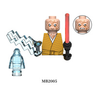 Figuras de Bloques de Construcción Mini de Guerreros Espaciales de Ciencia Ficción con Accesorios de Sable de Luz, Base y Ladrillos Coleccionables DIY