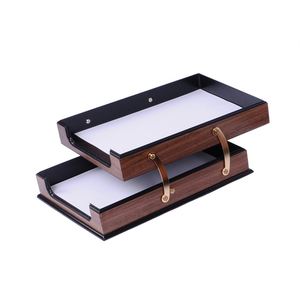 Ensemble <span class=keywords><strong>de</strong></span> bureau en bois et cuir <span class=keywords><strong>de</strong></span> luxe <span class=keywords><strong>Prestige</strong></span>, 8 pièces, organisateur <span class=keywords><strong>de</strong></span> bureau et accessoires, y compris un tapis <span class=keywords><strong>de</strong></span> bureau, pour la maison ou le bureau - Product Image 3
