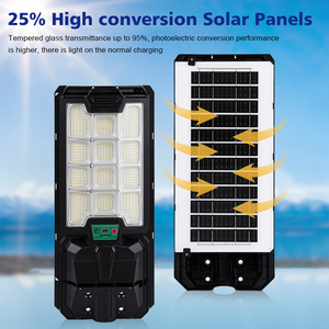 <span class=keywords><strong>2025</strong></span> Sản phẩm mới IP65 100W 200W 300W 400W 500W 150lm 6500K 3.2V 5Ah 8AH 12Ah 20Ah 25Ah Pin tất cả trong một đèn LED năng lượng mặt trời - Product Image 4