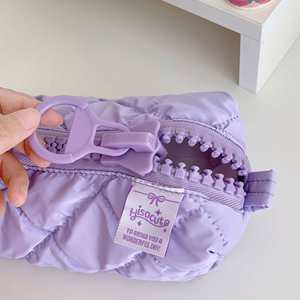 Grande trousse de maquillage légère, rose, violette, bleue, avec fermeture éclair, pour filles et adultes - Product Image 4