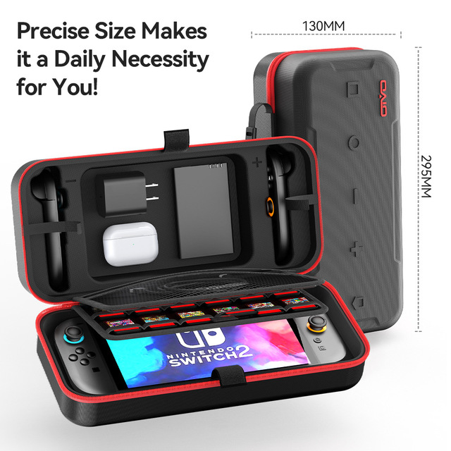 Large Storage Anti-Scratch Waterproof Travel Case for Nintendo for Switch 2-Switch 2 OLED Game Accessories