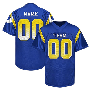 Camiseta de Fútbol Americano Cosida de Los Angeles para Hombre, Puka Nacua Cooper Kupp <span class=keywords><strong>Aaron</strong></span> <span class=keywords><strong>Donald</strong></span>, Camisetas de Jugador - Product Image 2