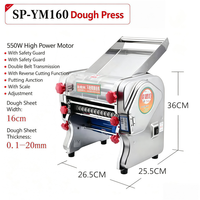 Machine à pétrir et à presser la pâte commerciale 110V/220V 160mm avec protection de sécurité, machine à fabriquer le Chin Chin du Nigéria