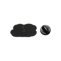 Ensemble de deux épingles en émail motivantes espagnoles, forme nuage, avec phrases positives, broches graphiques pour veste, sac à dos, revers, accessoire
