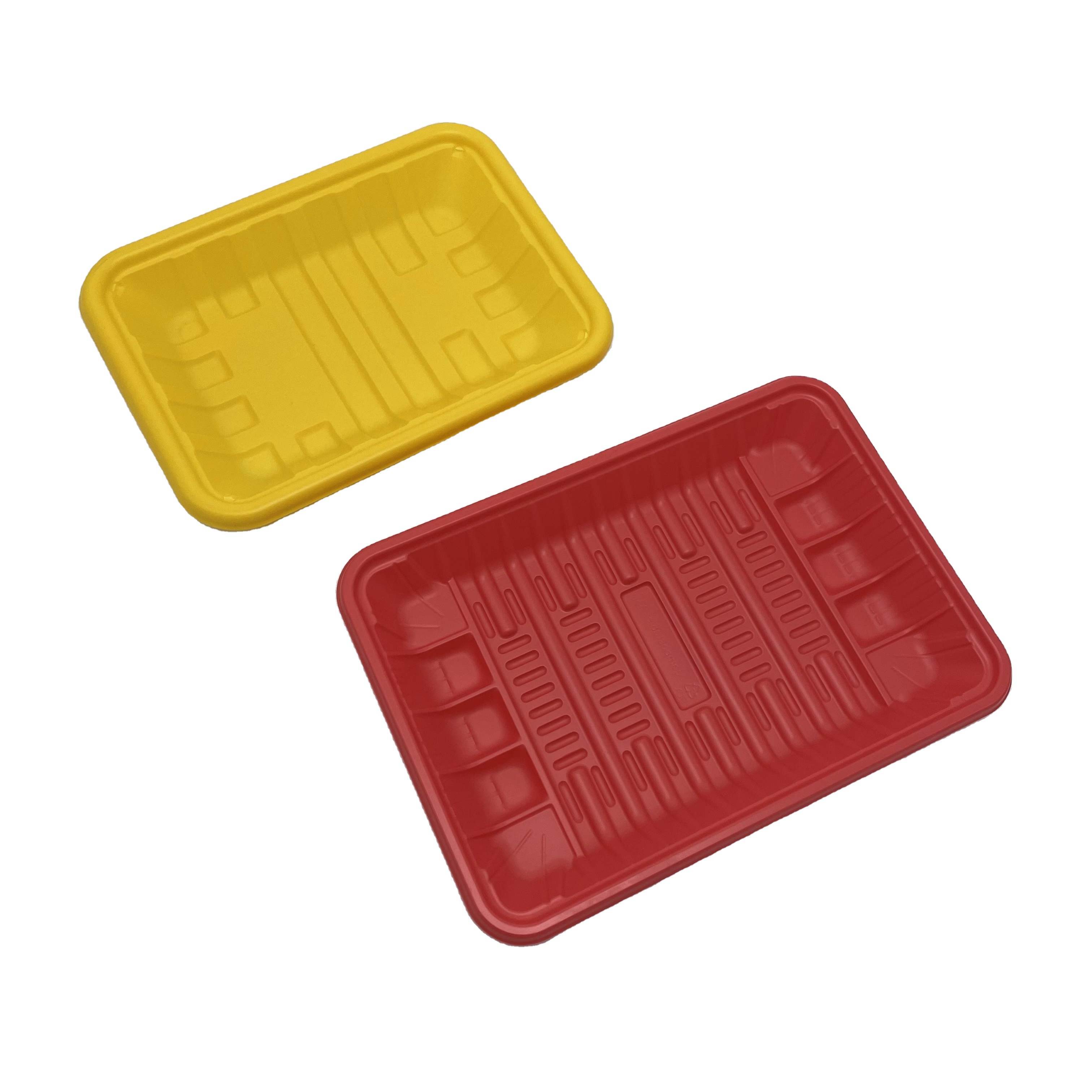 Спираля охраны окружающей PLA мясо поднос упаковки одноразовые овощи фрукты лоток