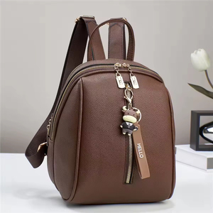 Mochila Casual para Mujer, Nuevo Estilo, PU, Moda Otoño Invierno, Bolsa de Viaje Escolar, Gran Capacidad, Cierre de Cremallera, Bolsa de Compras - Product Image 6