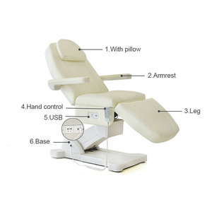 Mesa de tratamiento de masaje cosmético con 3/4 motores, camas de masaje Facial de lujo, 250kg, 250kg, carga máxima, muebles de belleza eléctricos, mesa de Spa - Product Image 6
