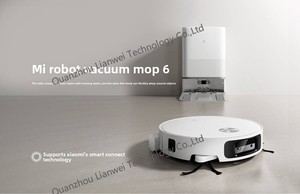 เครื่องดูดฝุ่นหุ่นยนต์ <span class=keywords><strong>Xiaomi</strong></span> Mijia 6 AI รุ่นดั้งเดิม พร้อมระบบถูพื้นแบบ<span class=keywords><strong>ไร้</strong></span><span class=keywords><strong>สาย</strong></span> ประสิทธิภาพสูง ใช้เทคโนโลยี LDS สำหรับทำความสะอาดทั้งแบบเปียกและแห้ง รุ่น PV32N - Product Image 2