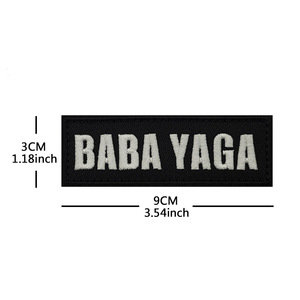 Venta caliente al aire libre PVC fieltro bordado 3D gancho y bucle cuentas rectangulares tira larga pecho brazo ropa uso parches - Product Image 6