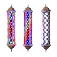 Lampe LED murale design rétro pour salon de coiffure, barbier, boîte lumineuse vintage, lampe de coiffure transfrontalière