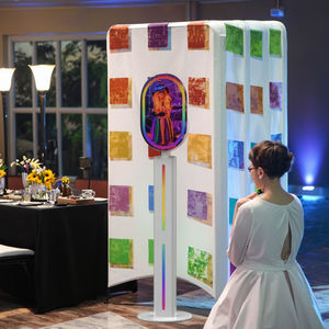 कवक बूथ एंड्रॉइड टच स्क्रीन मॉनिटर फोटोबूथ घूर्णन अंडाकार Lcd फोटो बूथ 4.8 मेगा वेबकैम मुफ्त सॉफ्टवेयर के साथ आ रहा है - Product Image 1