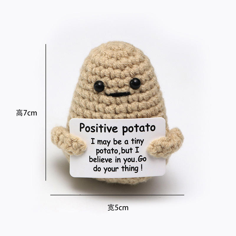 Khaki potato p card