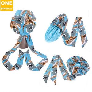 Foulard/Bonnet d'été respirant en satin uni, style africain et arabe, tendance, extensible, pour femme - Product Image 5