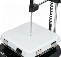 Agitador Magnético Digital con Pantalla LCD DMS7 550M y DHP7 550, de 7 Pulgadas, con Calefacción y Temporizador