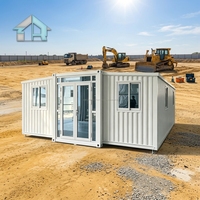 Maison de luxe moderne en conteneur de 30 pieds, maison en acier entièrement équipée pour villa de vacances et unité résidentielle haut de gamme