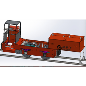 Locomotive minière électrique à batterie lithium 8 tonnes de la <span class=keywords><strong>série</strong></span> XGY CTY, prix usine ODM, engrenage à roulement de qualité supérieure pour chemin de fer souterrain - Product Image 4